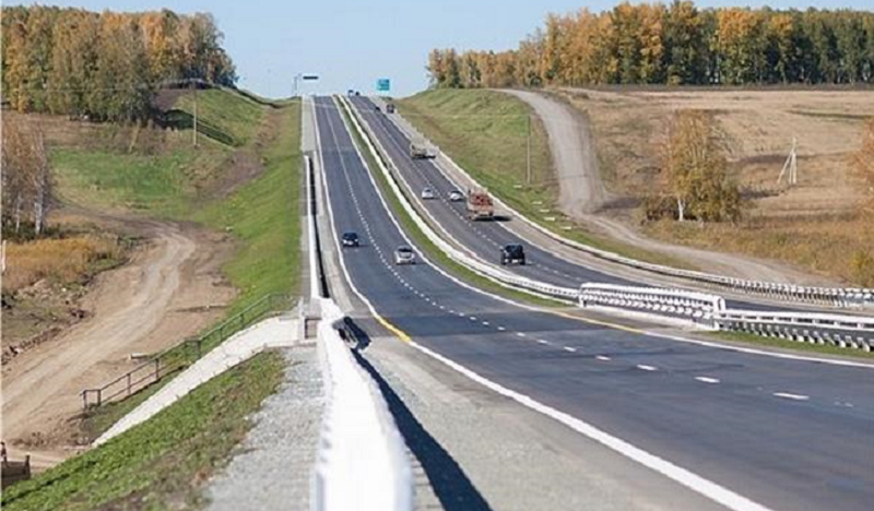 скоростная магистраль в Сибири